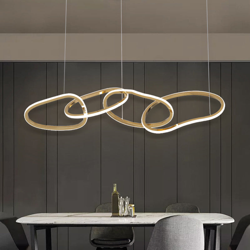 Moderne Noordse licht Luxe artistieke stijl Led kroonluchter Hanglamp voor hanglamp voor eetkamer