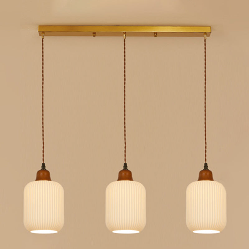 Modern Hanging Light Fixture Restaurant Suspension Lamp with Ceramic Shade