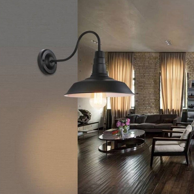 Wandleuchte Leuchte Industriestil Metallstallwandmontage Leuchte