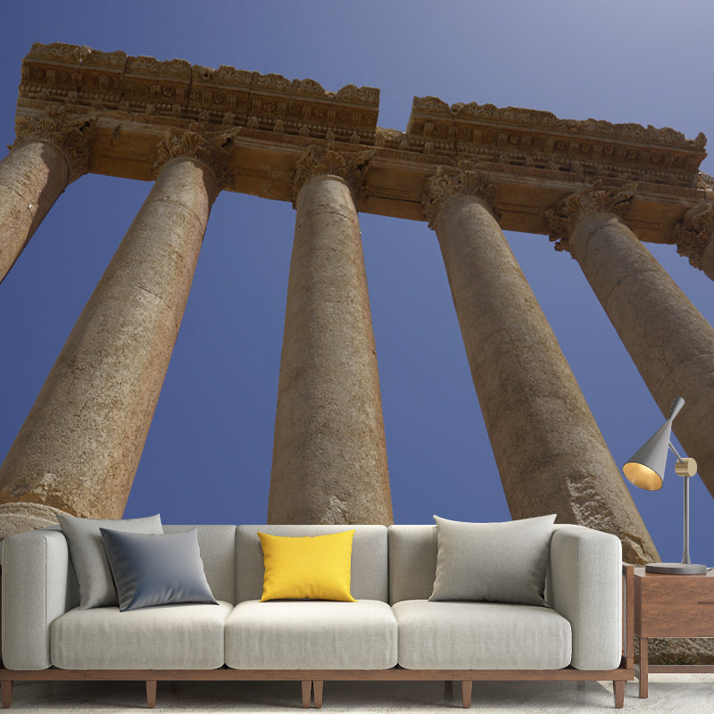 Architecture Mural for Living Room Bedroom Water Resistant, Customized Size