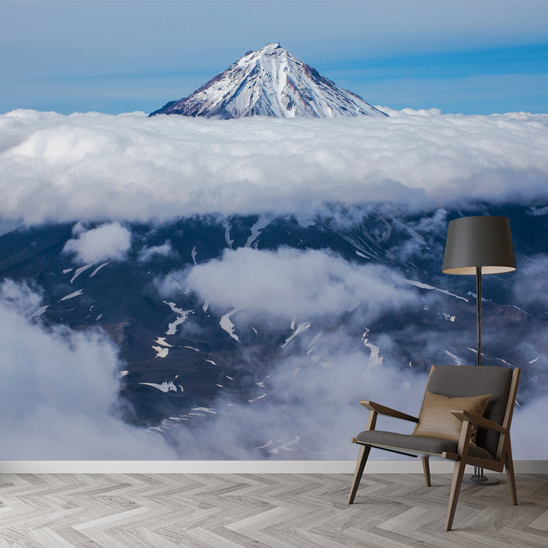 High Mountain Wall Covering for Living Room Waterproofing Mural, Customized Size