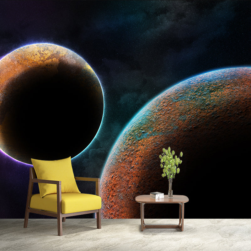 Full Size Outer Space Wall Mural Dreamy Sleeping Room Wall Decor, Customized Size