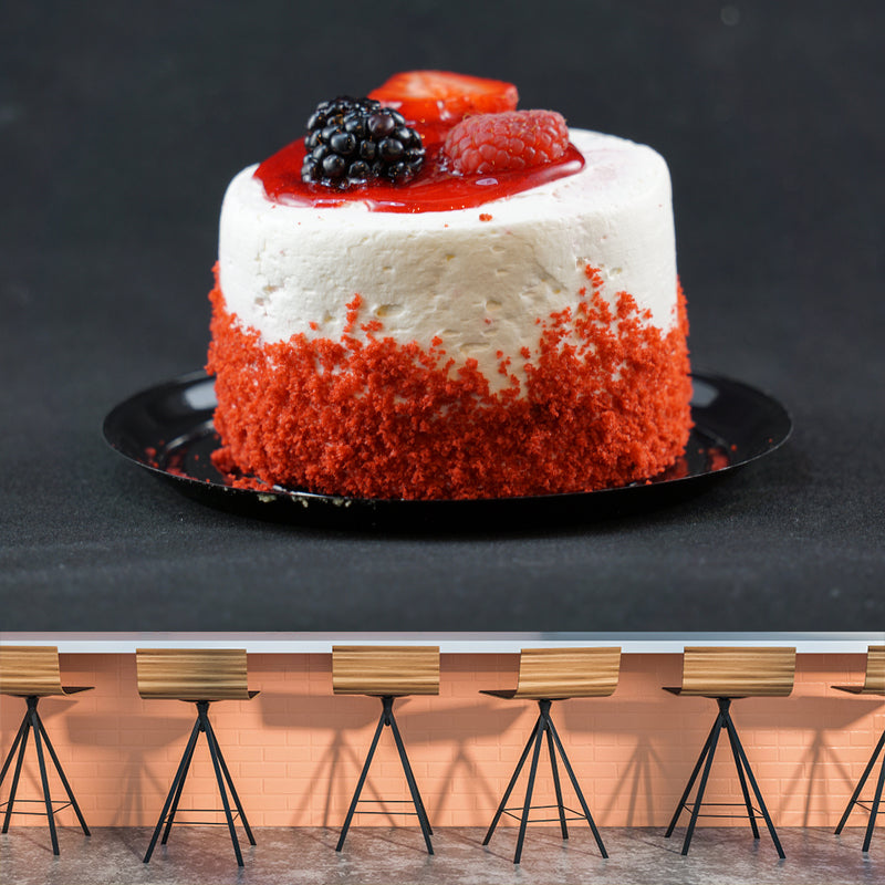 Cake Shop Mural Decal Modern Decorative Moisture Resistant, Customized Size