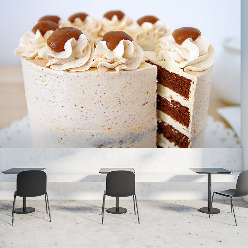 Cake Shop Mural Decal Modern Decorative Moisture Resistant, Customized Size