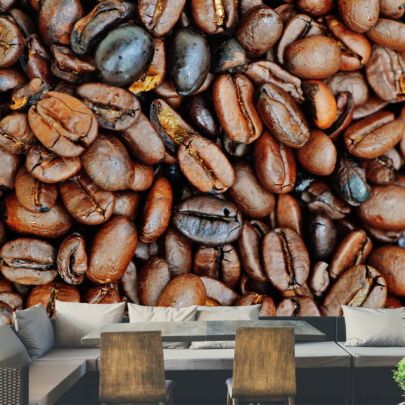 Simplicity Coffee Beans Mural Decal Modern Decorative, Moisture Resistant