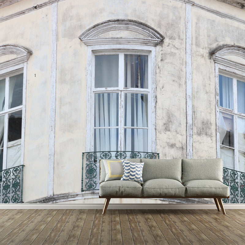 Modern Architecture Mural Decal Waterproofing Wall Decor for Meeting Room