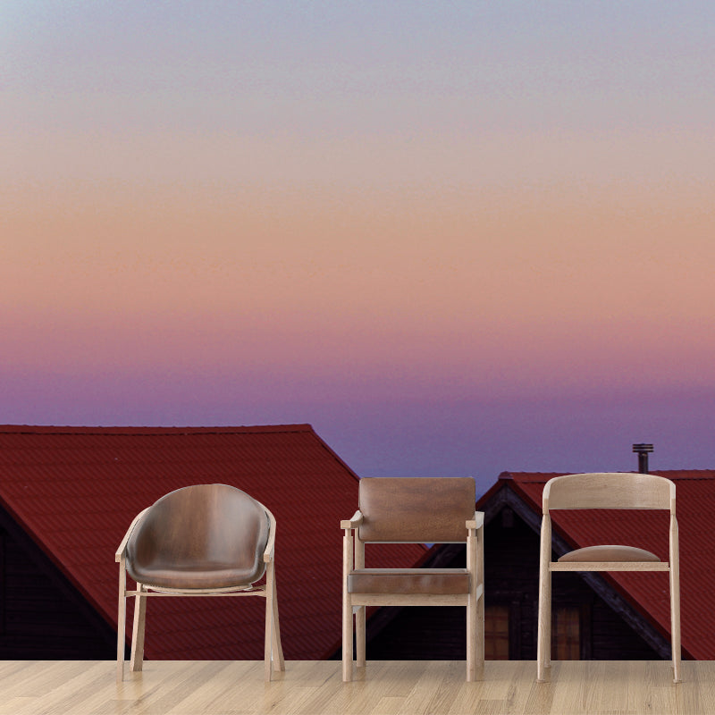 Modern Architecture Mural Decal Waterproofing Wall Decor for Meeting Room