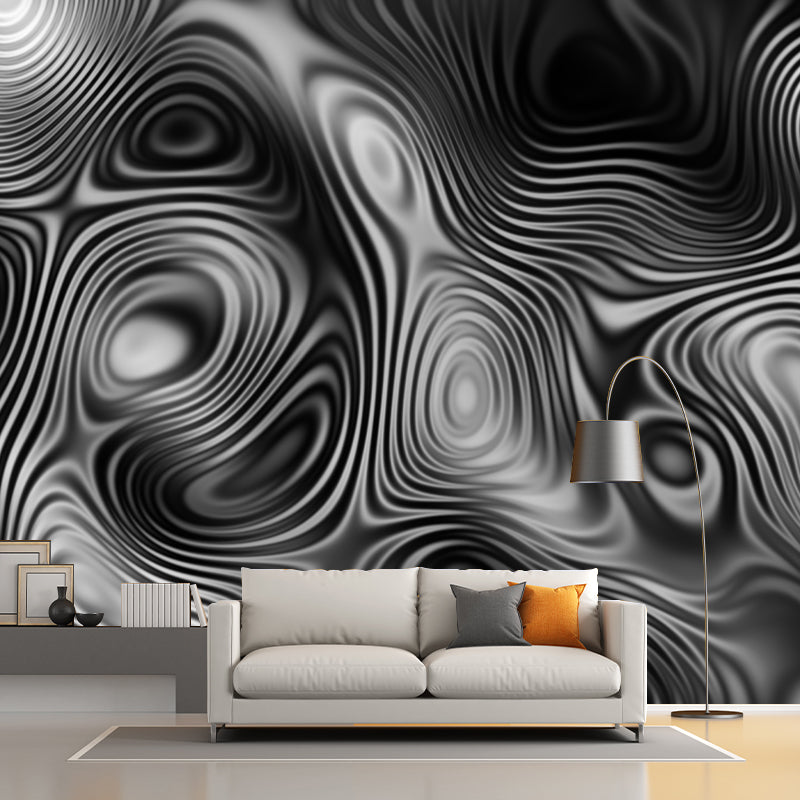 Minimalism Style Abstract Mural Wallpaper Mildew Resistant Living Room Wall Art