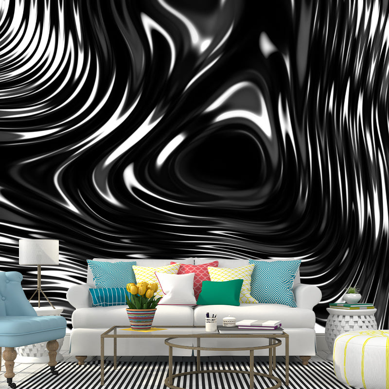 Minimalism Style Abstract Mural Wallpaper Mildew Resistant Living Room Wall Art