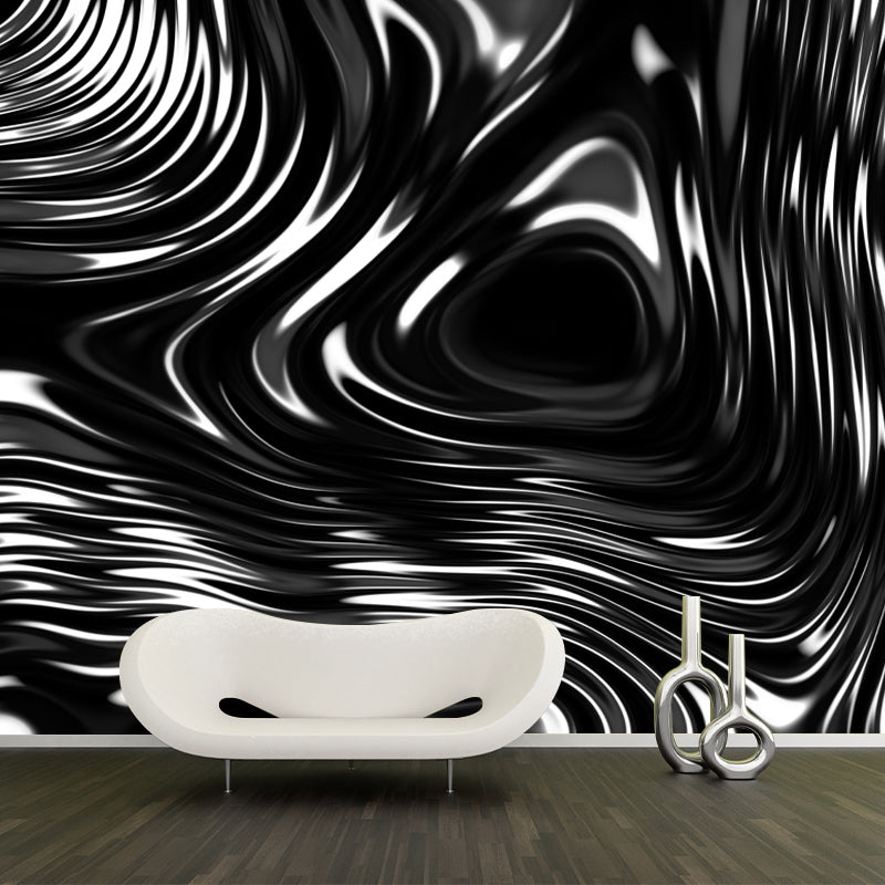 Minimalism Style Abstract Mural Wallpaper Mildew Resistant Living Room Wall Art