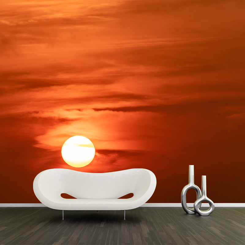 Cloudy Sky Mural Wallpaper for Living Room Waterproof Wall Decor, Made to Measure