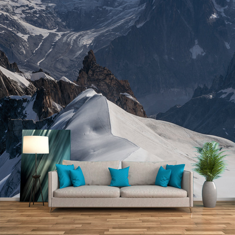 Mountain Wall Mural Decal Modern Sitting Room Wall Decor, Moisture Resistant