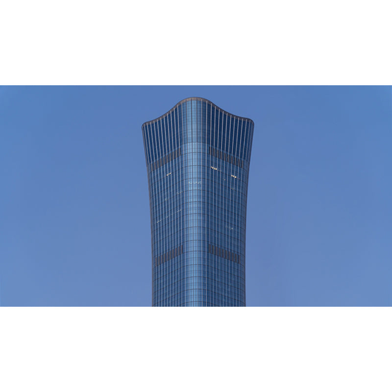 Modern City Architecture Mural for Meeting Room Customized Wall Covering