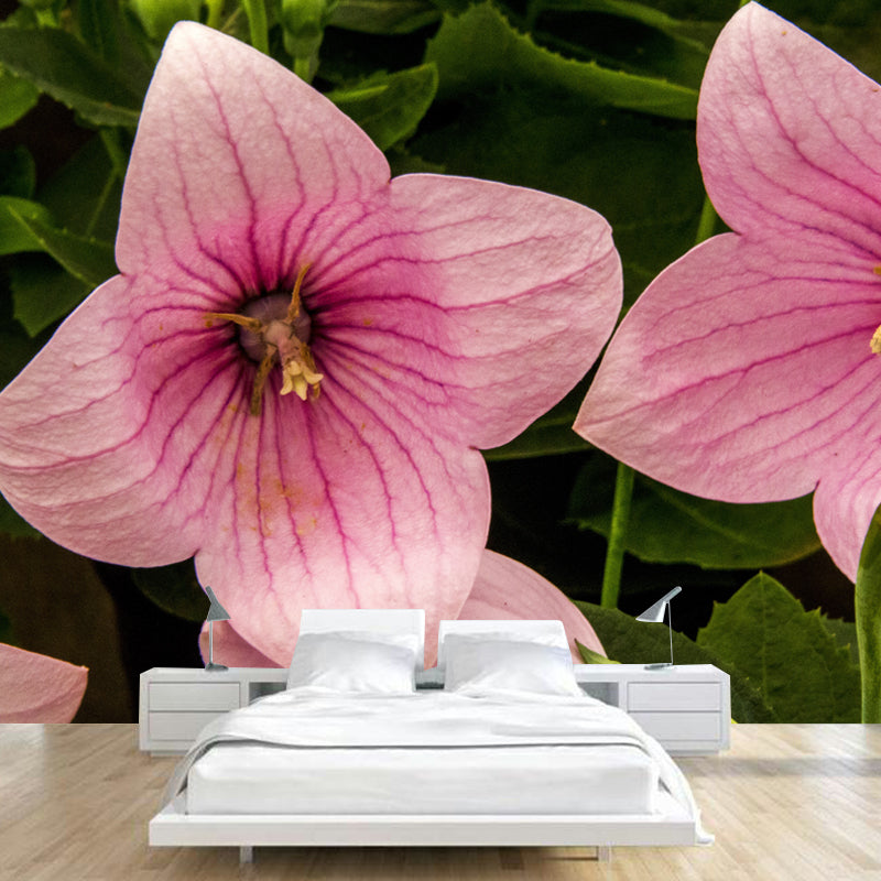 Morning Glory Mural Wallpaper Contemporary Bathroom Wall Covering, Waterproofing