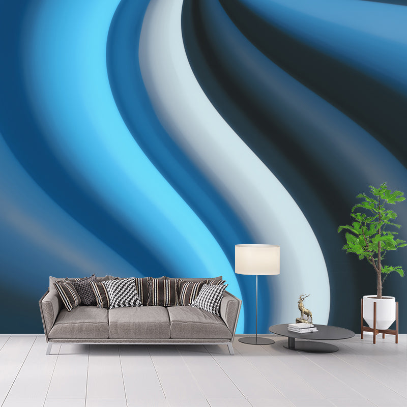 Water Resistant Abstract Mural Wallpaper for Living Room, Made to Measure