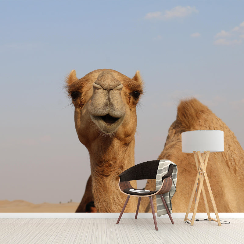 Photography Camel Mural Wallpaper for Sitting Room Decor Multiple Sizes Available
