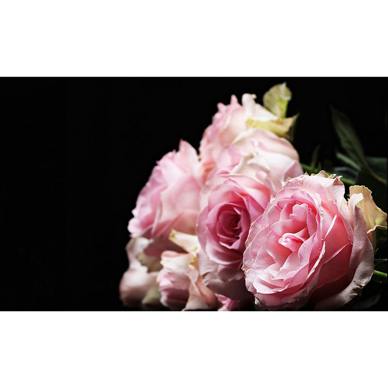 Roses Mural Wallpaper Wall Covering Mildew Resistant for Sleeping Room