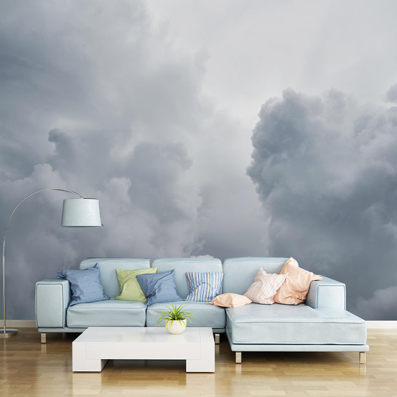 Photography Beautiful Cloud View Mural Decorative Wallpaper Decor for Living Room