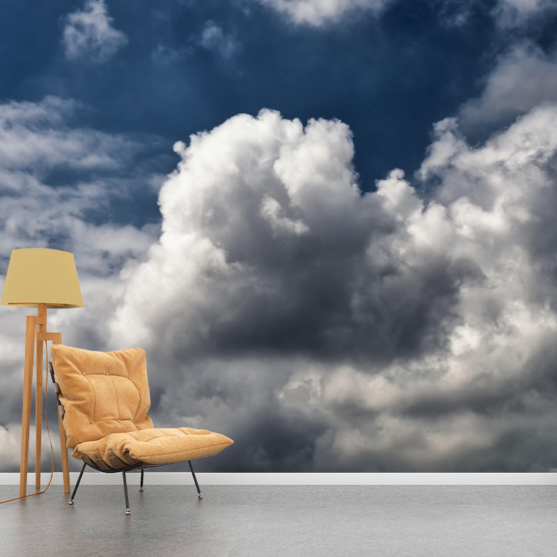 Photography Beautiful Cloud View Mural Decorative Wallpaper Decor for Living Room