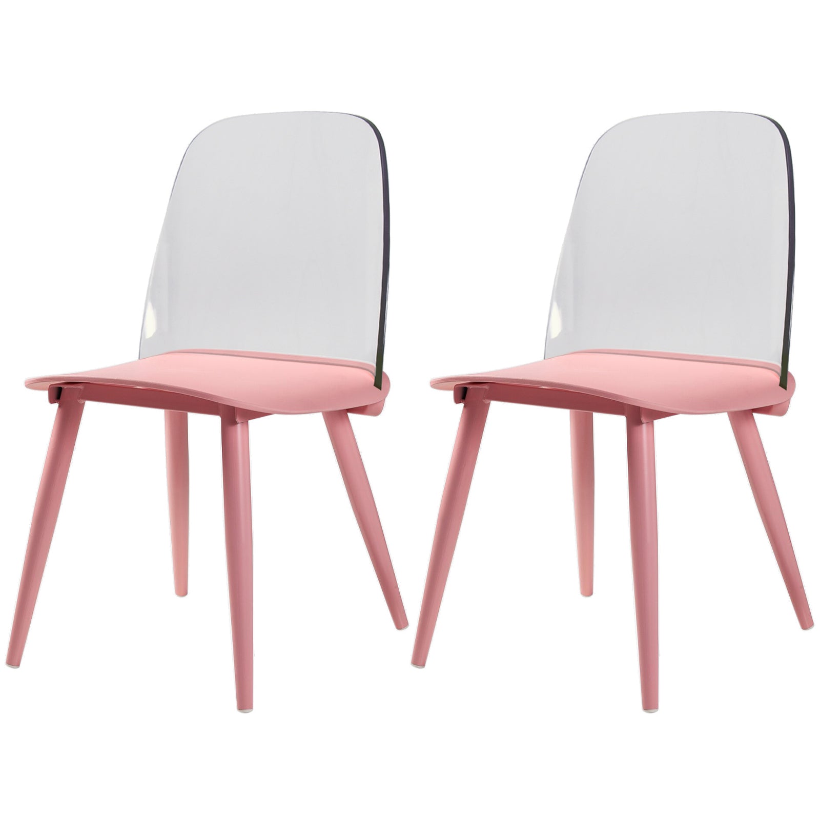 Chaises latérales tapissées à la maison de style moderne chaises de salle à manger latérales multicolores