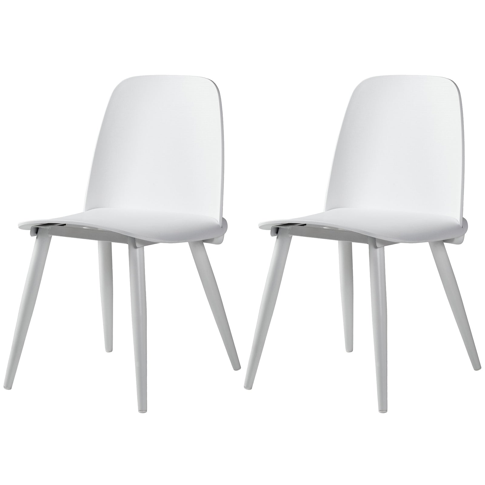 Chaises latérales tapissées à la maison de style moderne chaises de salle à manger latérales multicolores