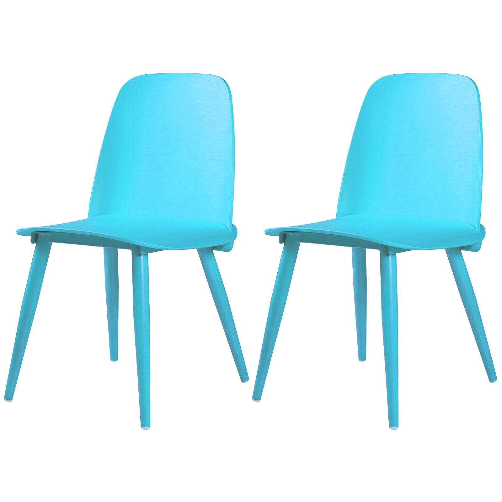Chaises latérales tapissées à la maison de style moderne chaises de salle à manger latérales multicolores