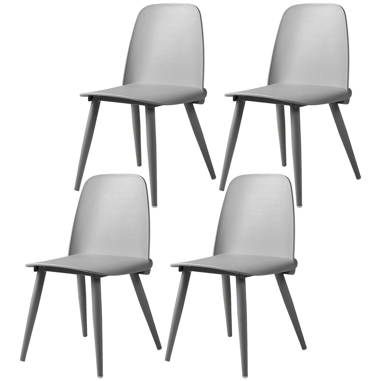 Chaises latérales tapissées à la maison de style moderne chaises de salle à manger latérales multicolores