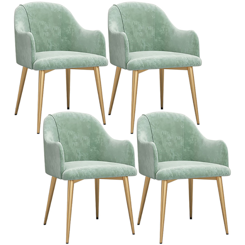 Chaise de salle à manger en métal de style scandinave, chaise à oreilles décontractée pour café