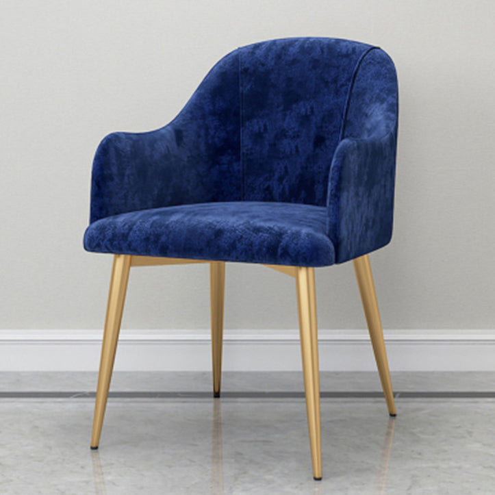 Chaise de salle à manger en métal de style scandinave, chaise à oreilles décontractée pour café
