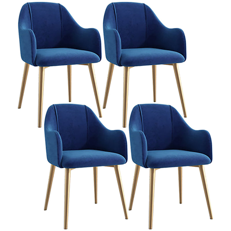 Chaise de salle à manger en métal de style scandinave, chaise à oreilles décontractée pour café