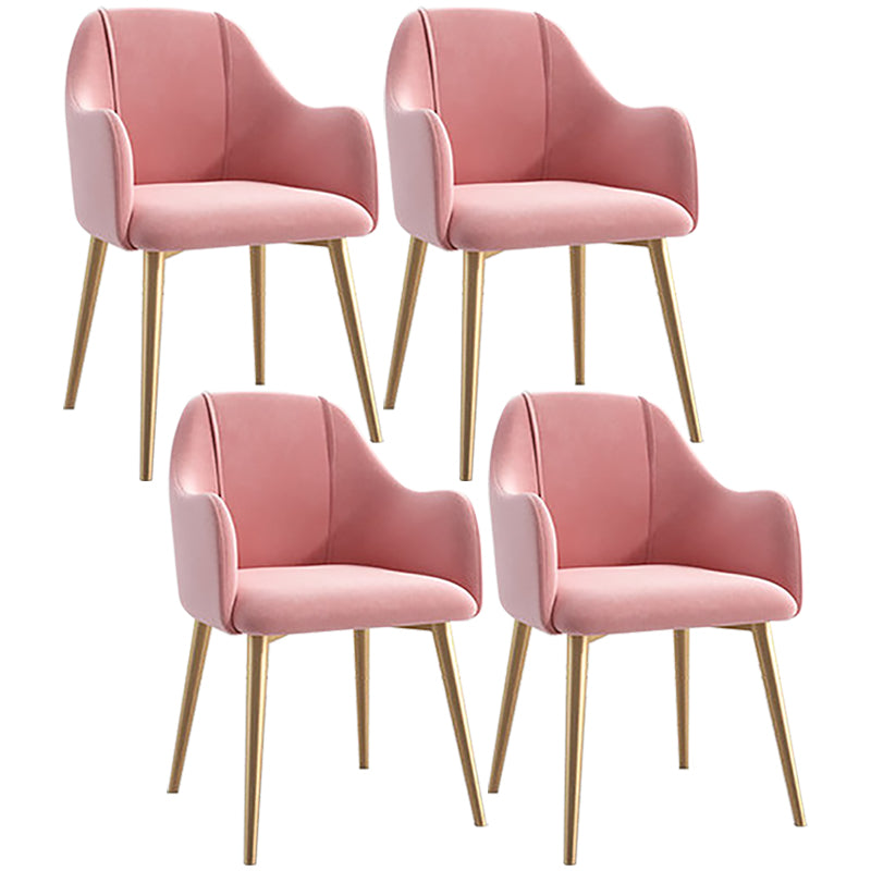 Chaise de salle à manger en métal de style scandinave, chaise à oreilles décontractée pour café
