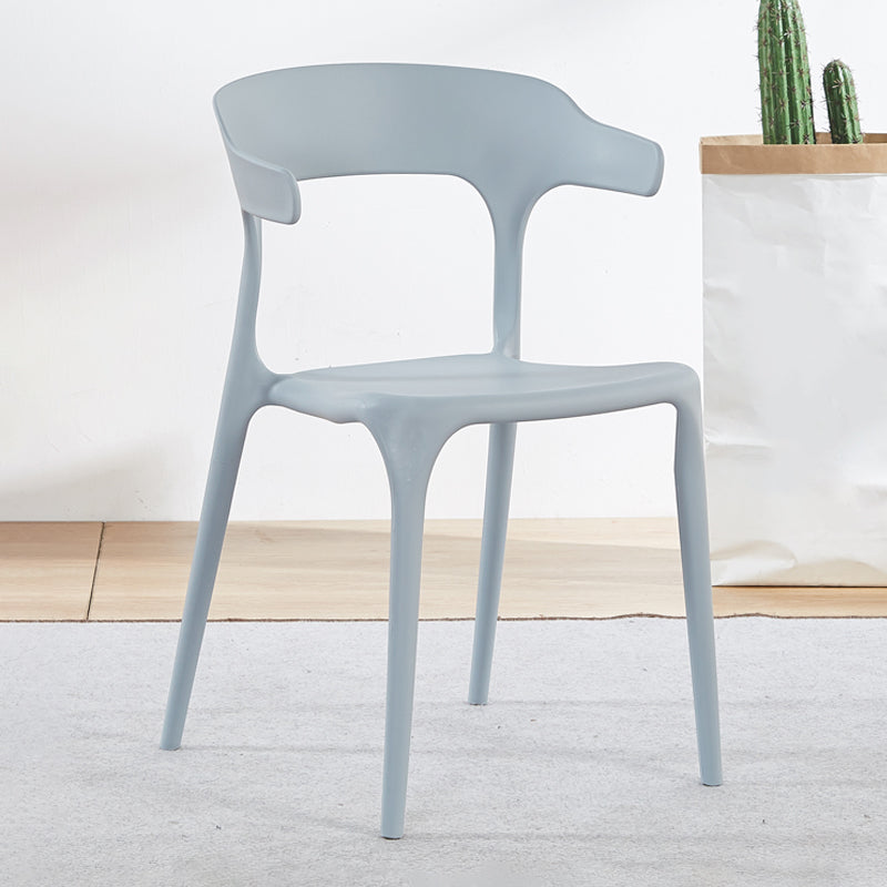 Plastique moderne Open Doss Dining Claid 30 "H Chaise de salle à manger pour chambre de restaurant
