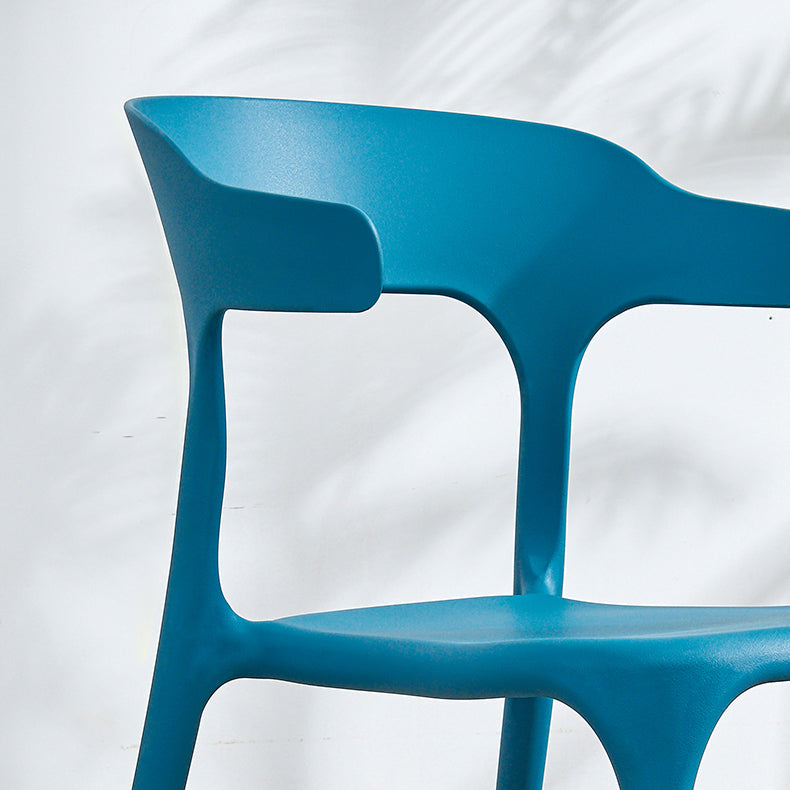 Plastique moderne Open Doss Dining Claid 30 "H Chaise de salle à manger pour chambre de restaurant