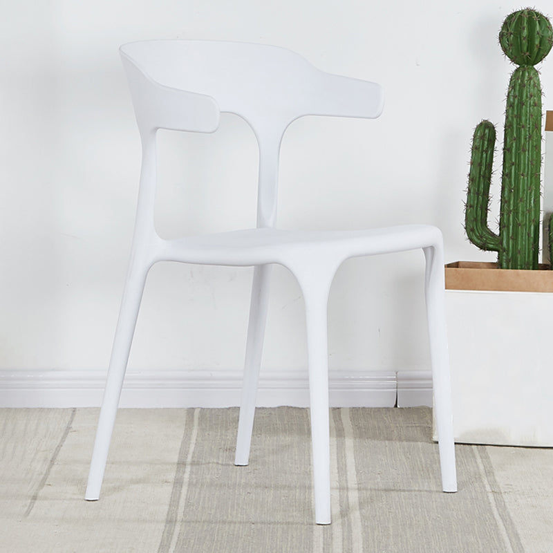 Plastique moderne Open Doss Dining Claid 30 "H Chaise de salle à manger pour chambre de restaurant