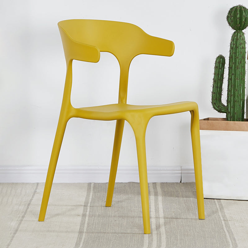 Plastique moderne Open Doss Dining Claid 30 "H Chaise de salle à manger pour chambre de restaurant