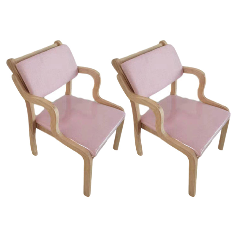 Chaise d'appoint de salle à manger en bois de cuisine contemporaine, chaise d'appoint de salle à manger à dossier ouvert