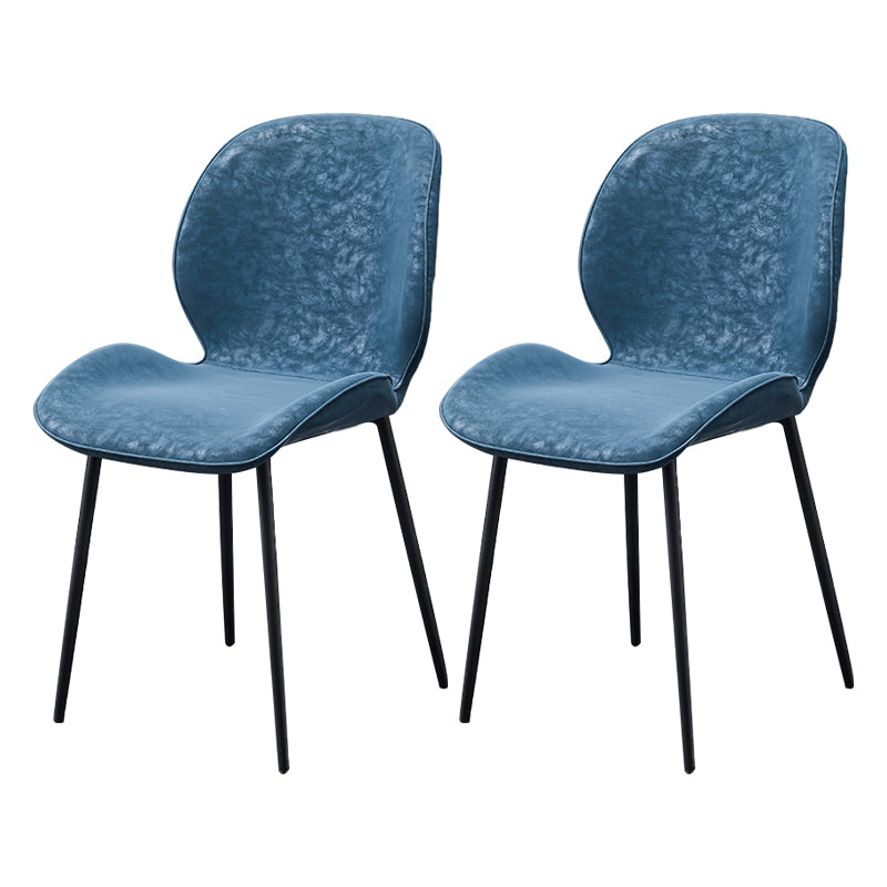 Chaise d'appoint en métal pour café scandinave, finition mate, chaise de salle à manger à oreilles