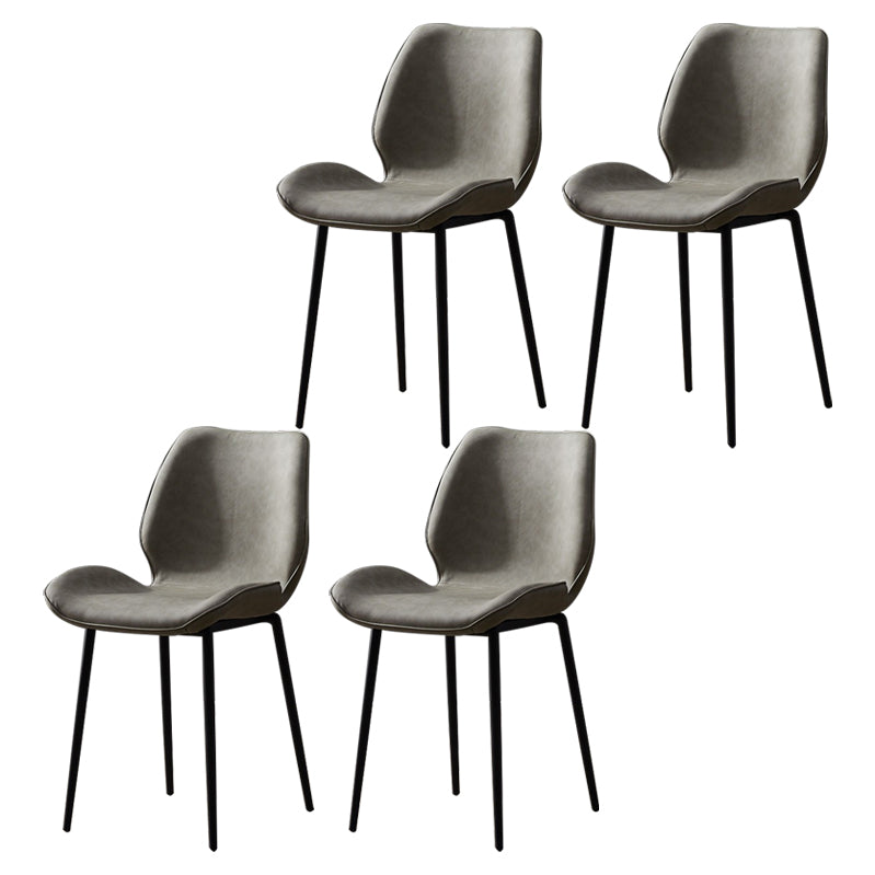 Chaise d'appoint en métal pour café scandinave, finition mate, chaise de salle à manger à oreilles