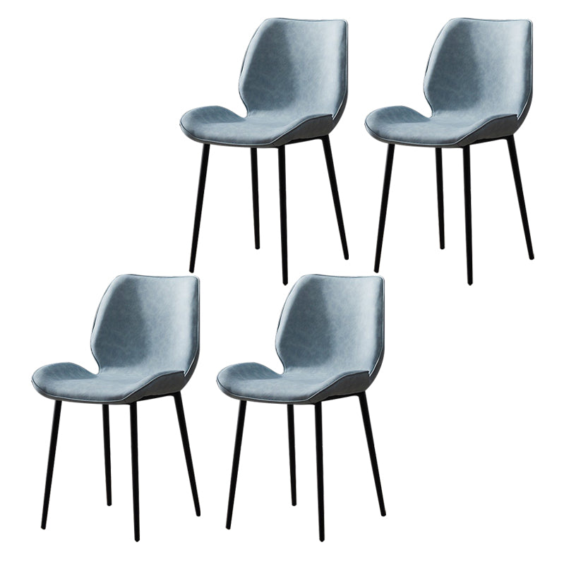 Chaise d'appoint en métal pour café scandinave, finition mate, chaise de salle à manger à oreilles