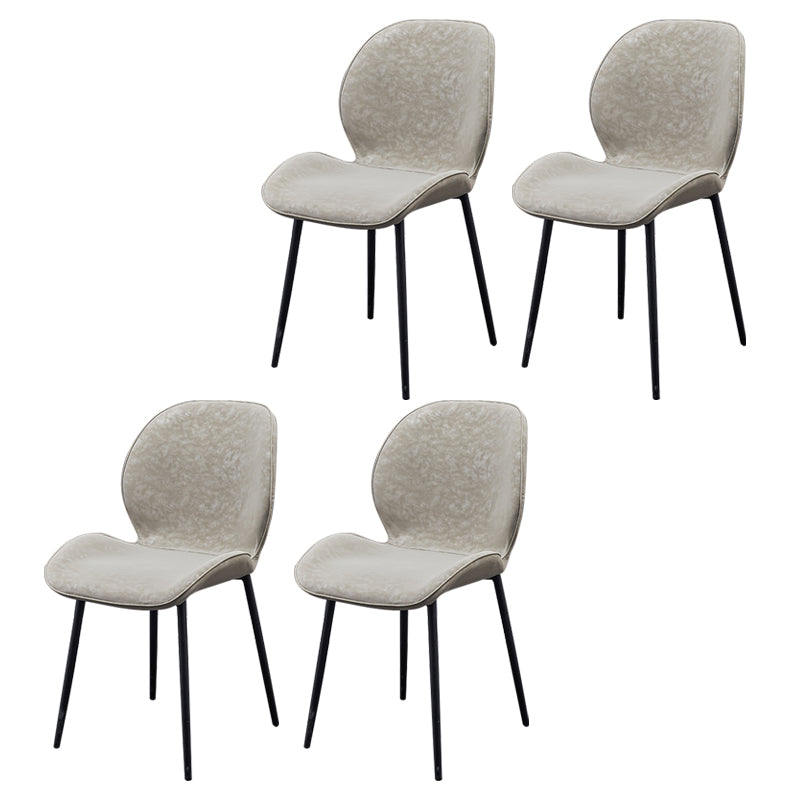 Chaise d'appoint en métal pour café scandinave, finition mate, chaise de salle à manger à oreilles