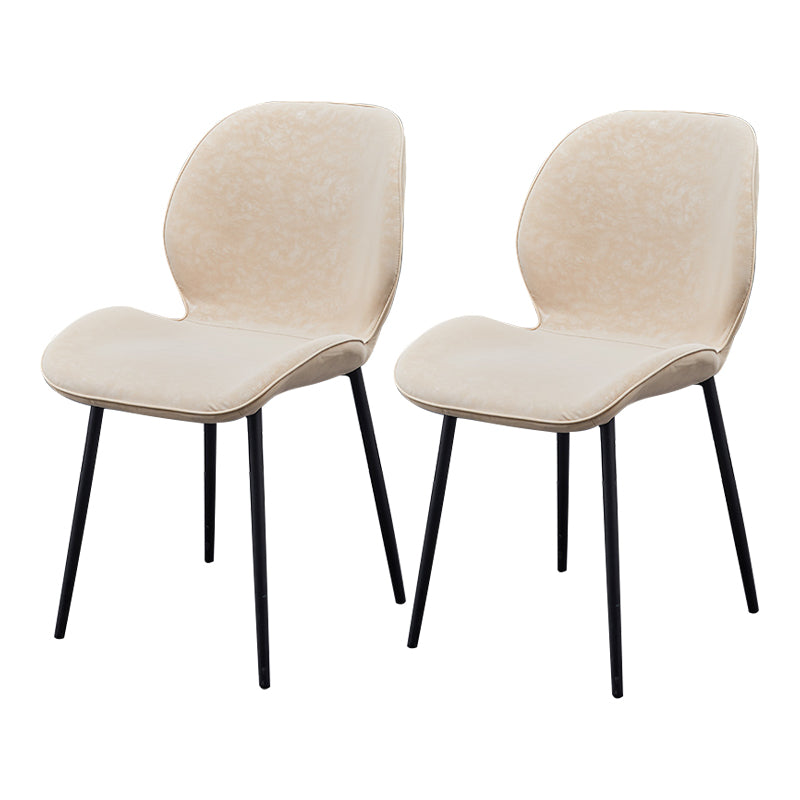 Chaise d'appoint en métal pour café scandinave, finition mate, chaise de salle à manger à oreilles