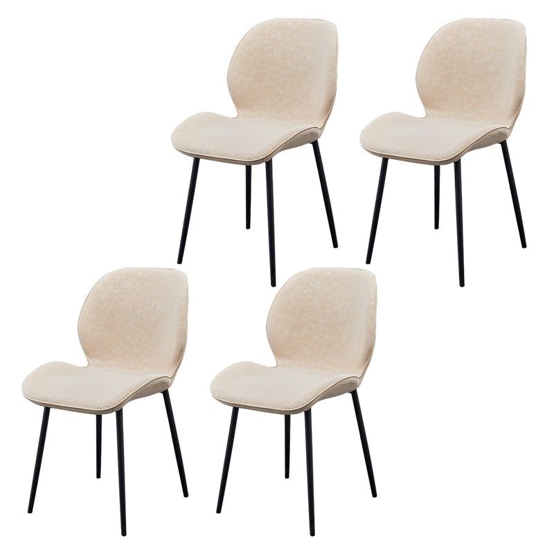Chaise d'appoint en métal pour café scandinave, finition mate, chaise de salle à manger à oreilles