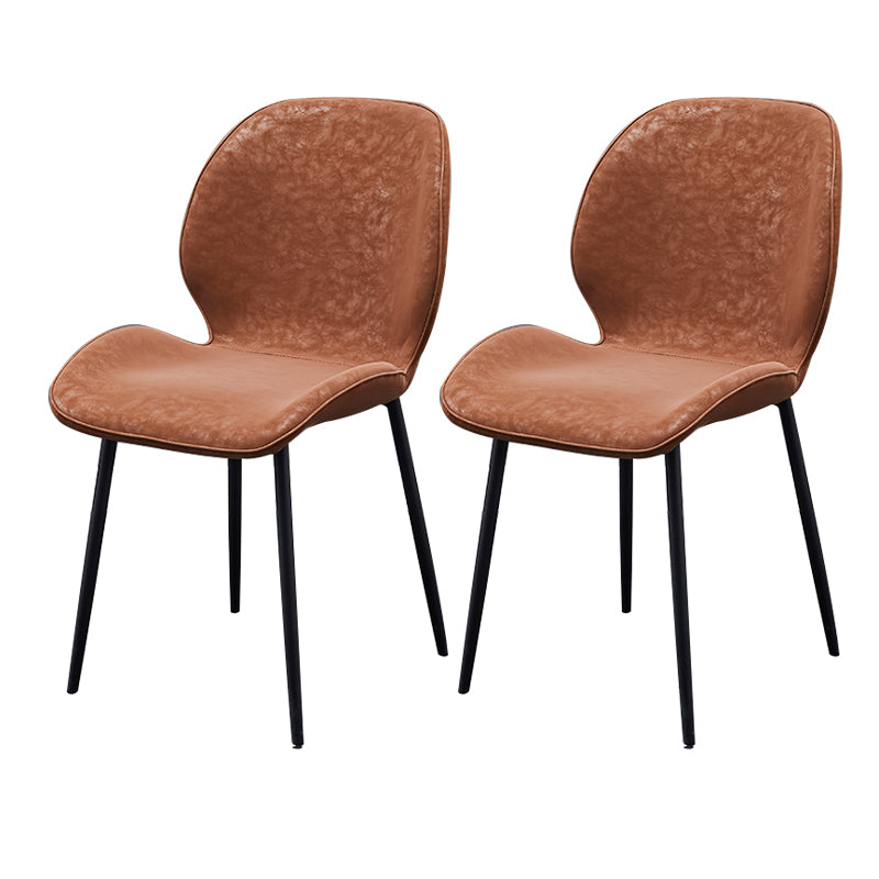 Chaise d'appoint en métal pour café scandinave, finition mate, chaise de salle à manger à oreilles