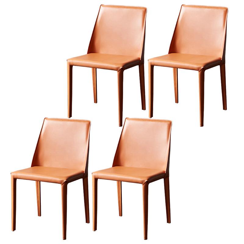 Chaise à dossier solide de style scandinave, pour usage domestique, chaises de salle à manger en métal