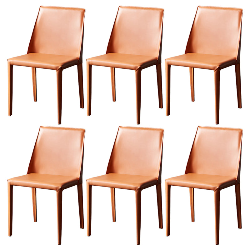 Chaise à dossier solide de style scandinave, pour usage domestique, chaises de salle à manger en métal