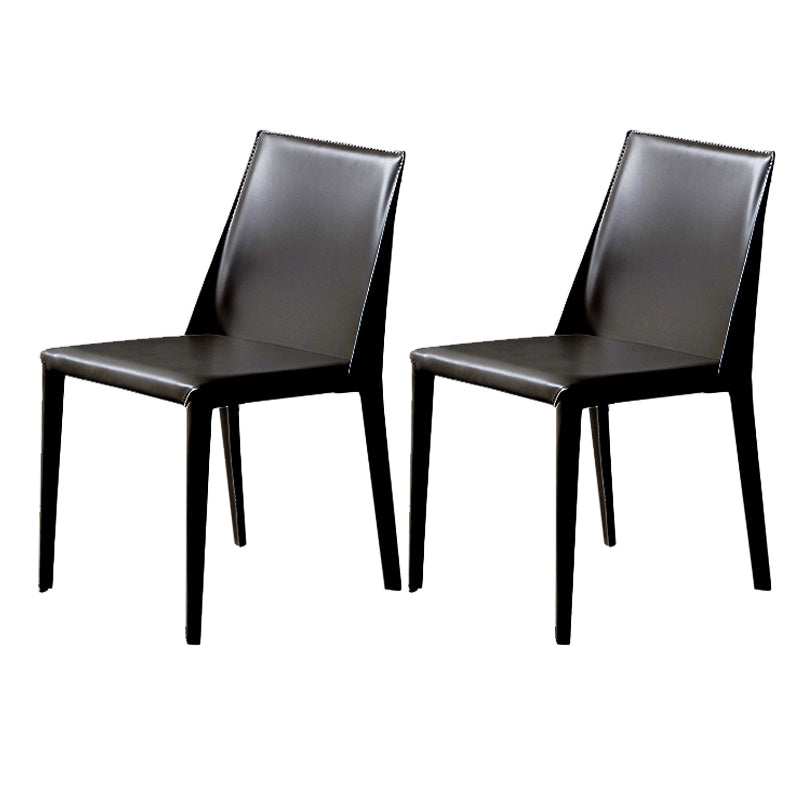 Chaise à dossier solide de style scandinave, pour usage domestique, chaises de salle à manger en métal