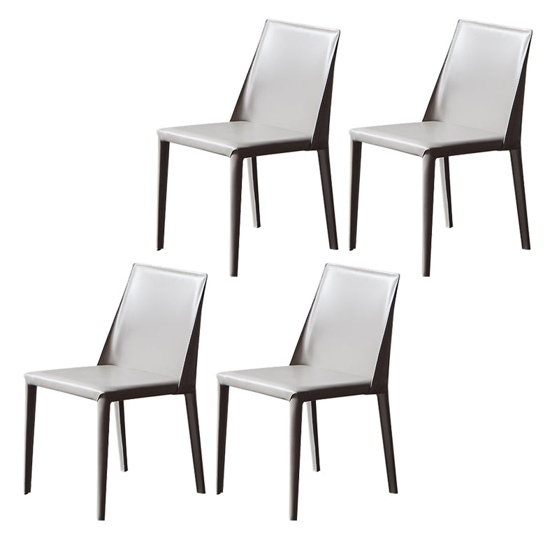 Chaise à dossier solide de style scandinave, pour usage domestique, chaises de salle à manger en métal