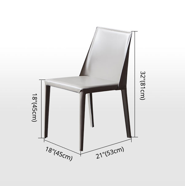 Chaise à dossier solide de style scandinave, pour usage domestique, chaises de salle à manger en métal