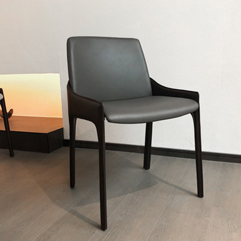 Chaise de salle à manger moderne en métal, chaise d'appoint Parsons de 20 pouces de large pour la cuisine