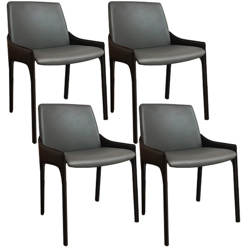 Chaise de salle à manger moderne en métal, chaise d'appoint Parsons de 20 pouces de large pour la cuisine